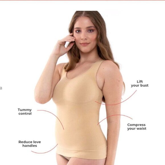 Cami Tank Top with "5 Zones" InstaShaper Technology. Size Medium NWT - Picture 8 of 13